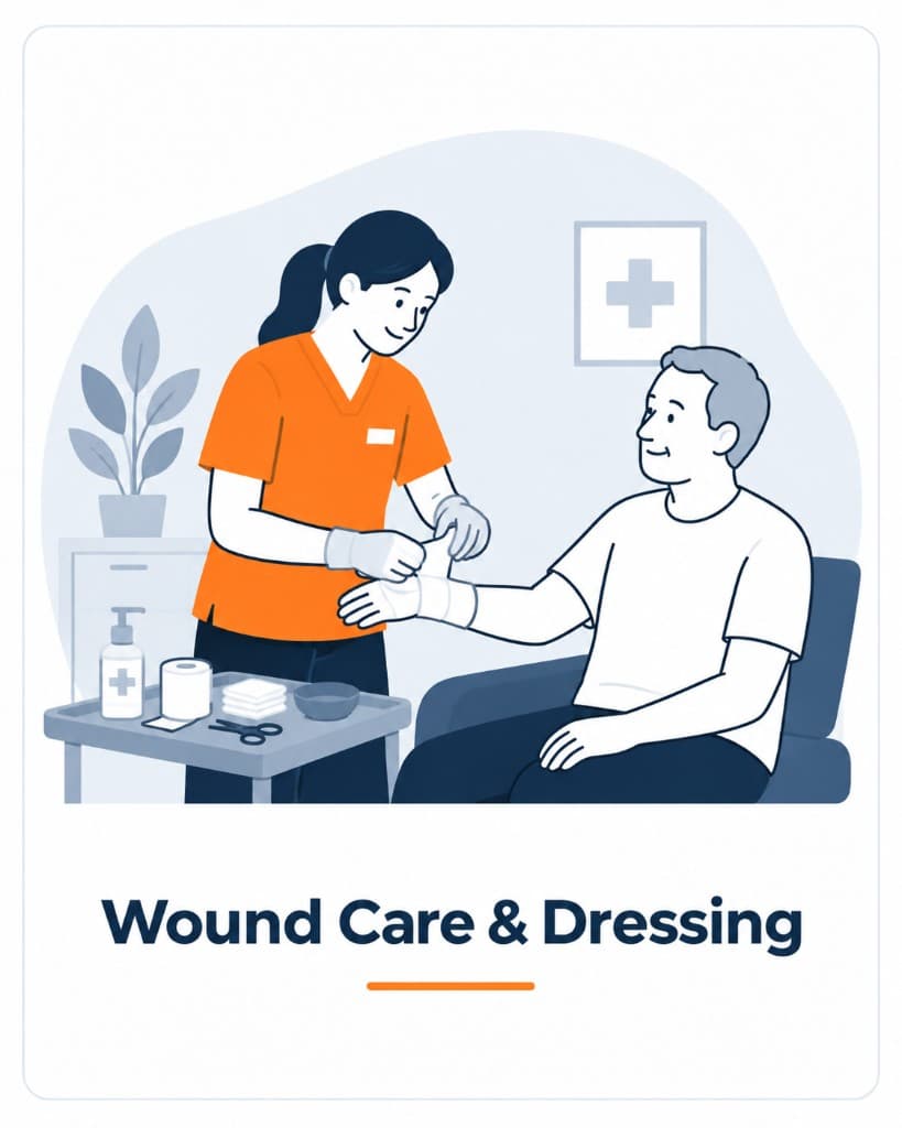 Wound Care & Dressing at home — Inspire Home Care